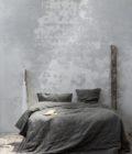 Κουβερλί Γίγας Linen - Dark Gray