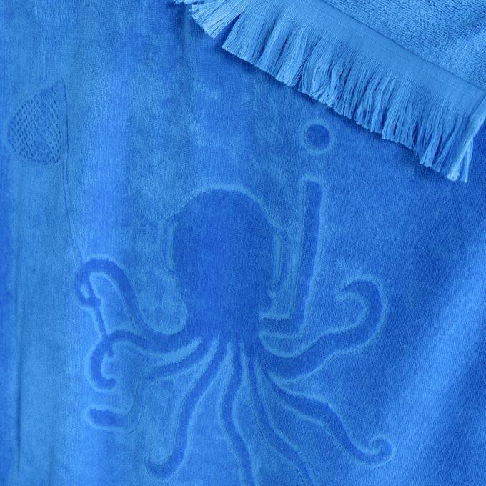 Πετσέτα Θαλάσσης 70x140 - Octopus Jacquard