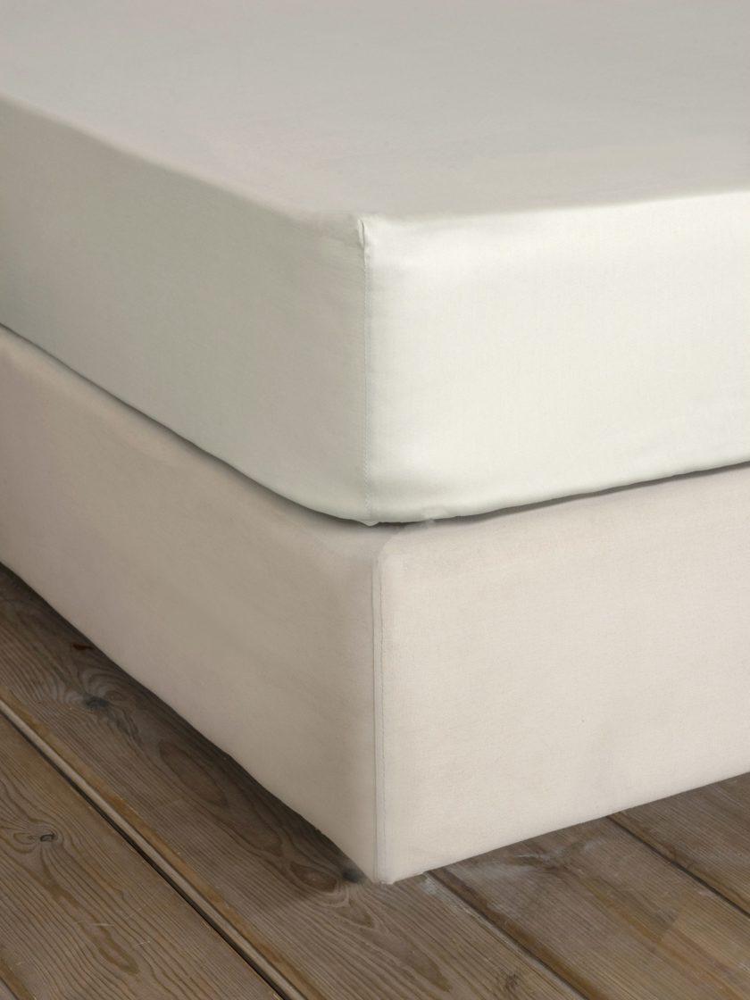 Σεντόνι Υπέρδιπλο με Λάστιχο Superior Satin - Linen Beige