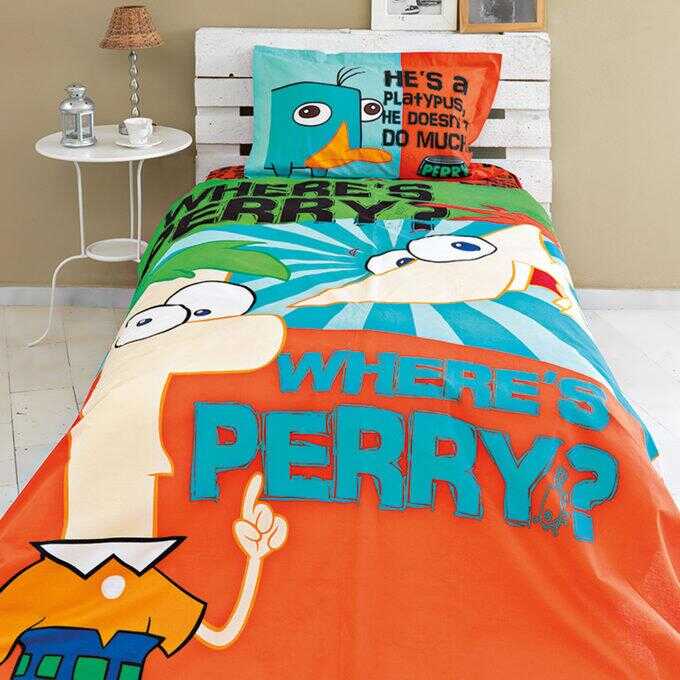 Σετ Παπλωματοθήκη Μονή Disney 170x250 PHINEAS & FERB