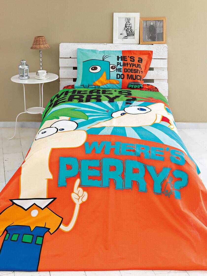 Σετ Παπλωματοθήκη Μονή Disney 170x250 PHINEAS & FERB