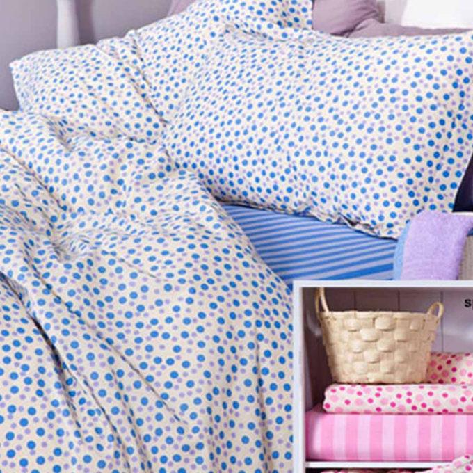 Κουβερλί Μονό Bed Stories 170x250 SPOT DOT BLUE