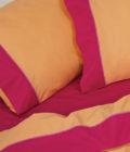 Σετ Κουβερλι Υπέρδιπλο 240x250 COLOUR BLOCKING APRICOT/FUCHSIA