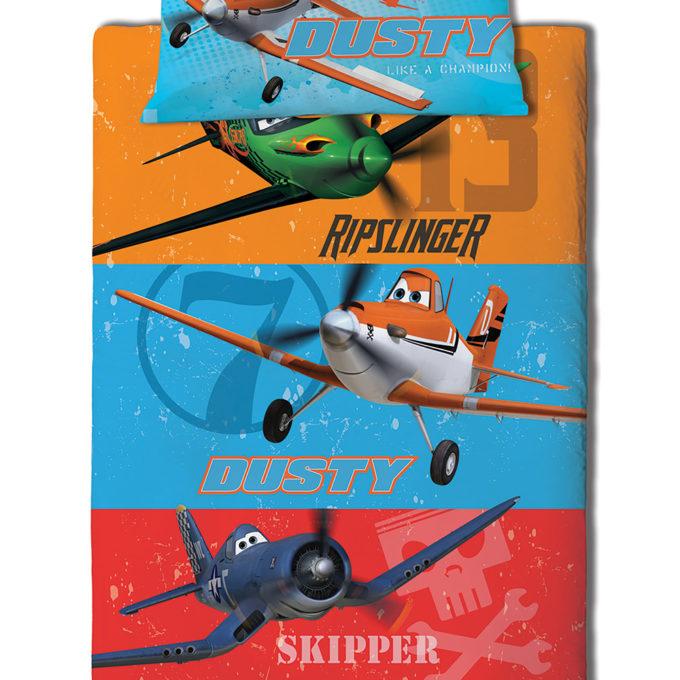 Σετ Κουβερλί Μονό Disney Irene 170x250 PLANES & HEROES