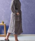 Σετ Μπουρνούζι με Παντόφλες Bath Collection PEARL GRIS XX-Large