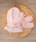 Σετ Μπουρνούζι με Παντόφλες Bath Collection PEARL PINK XX-Large