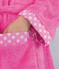 Μπουρνούζι Bath Collection DOTS PINK