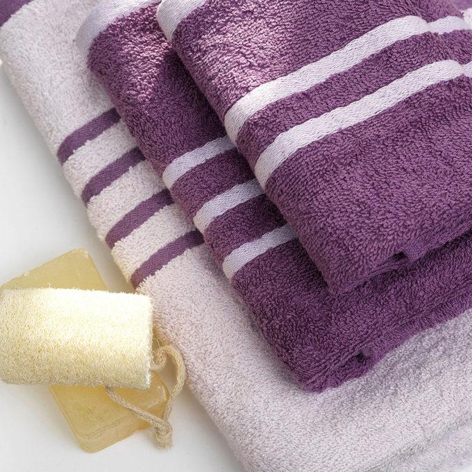 Σετ Πετσέτες Towels Collection CONTRAST MAUVE