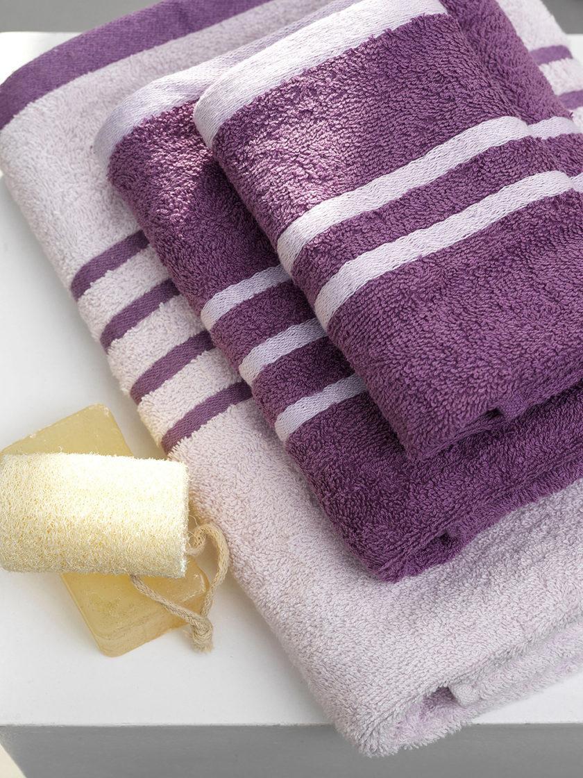 Σετ Πετσέτες Towels Collection CONTRAST MAUVE