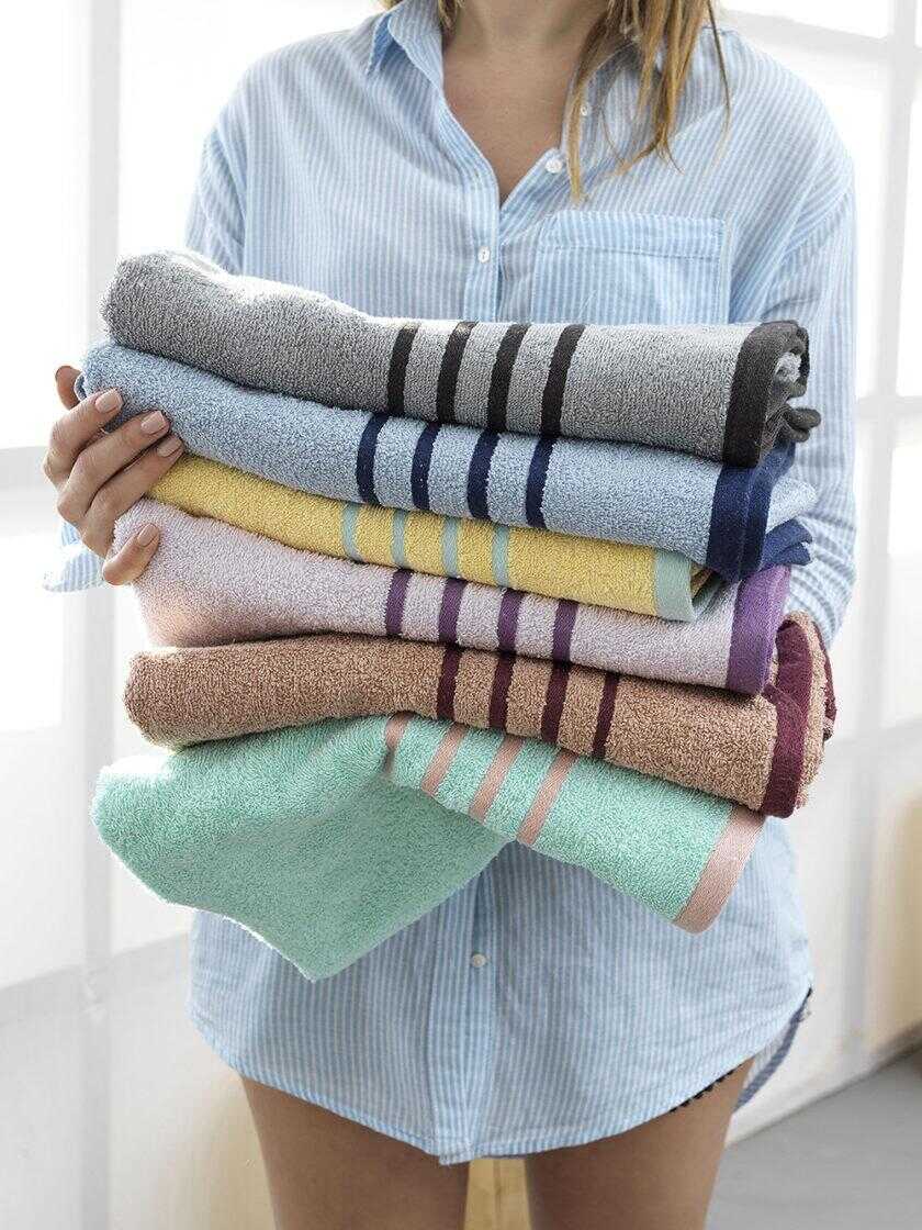 Σετ Πετσέτες Towels Collection CONTRAST GRAY