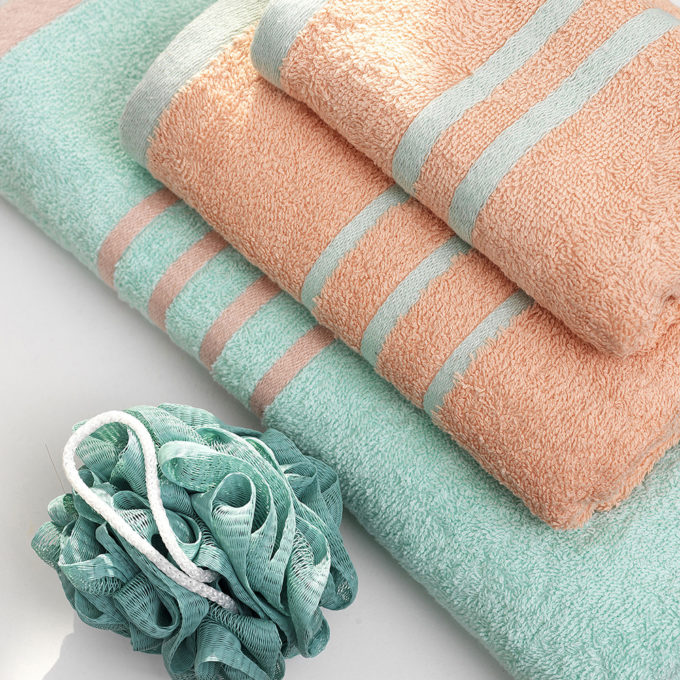 Σετ Πετσέτες Towels Collection CONTRAST BUBBLE/MINT