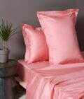 Ζεύγος Μαξιλαροθήκες Oxford 50x70 LUXE SATEEN PEACH