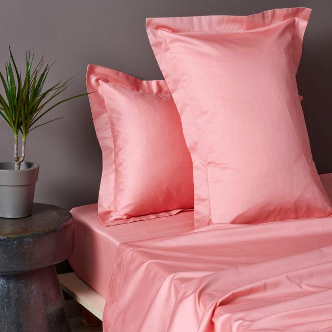 Ζεύγος Μαξιλαροθήκες Oxford 50x70 LUXE SATEEN PEACH