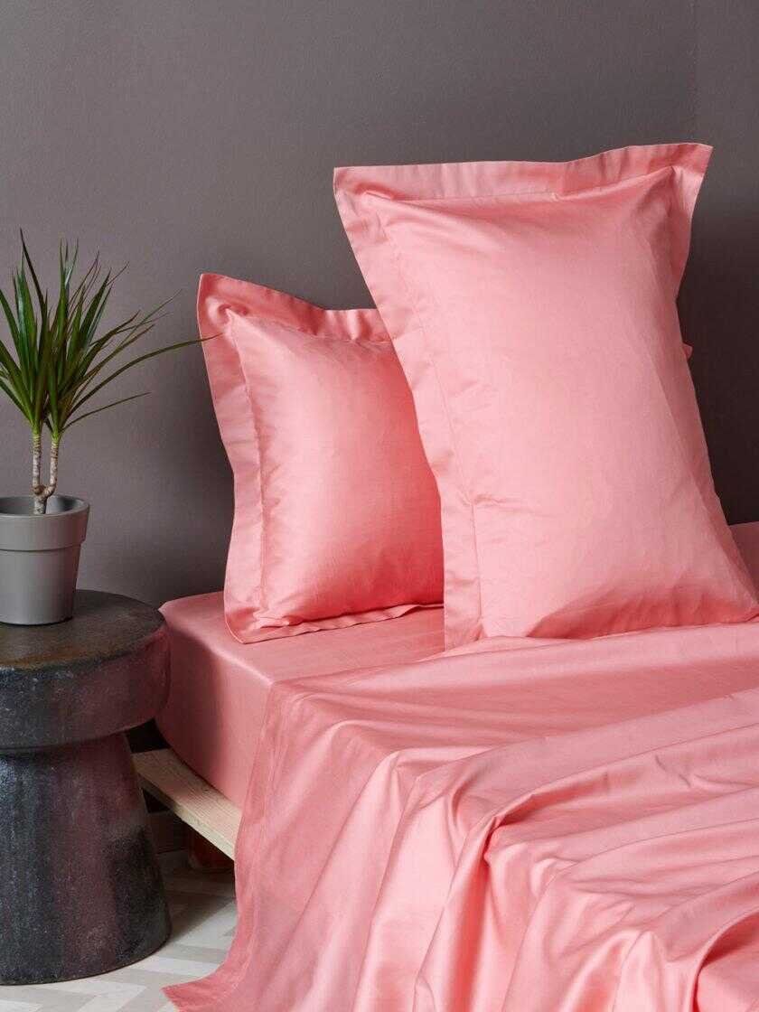 Ζεύγος Μαξιλαροθήκες Oxford 50x70 LUXE SATEEN PEACH