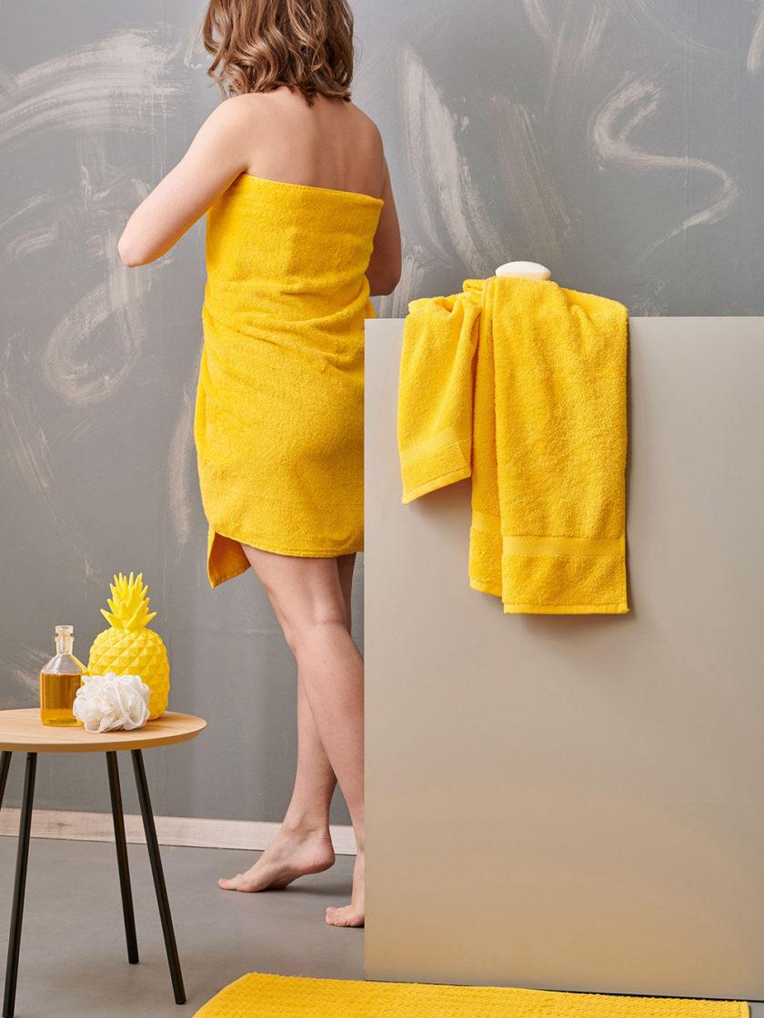 Σετ Πετσέτες & Πατάκι Towels Collection ROD YELLOW