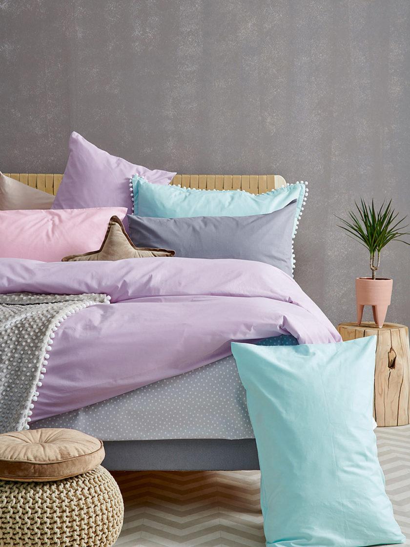 Ζεύγος Μαξιλαροθήκες Mix & Match 50x75 ETOILE LILAC