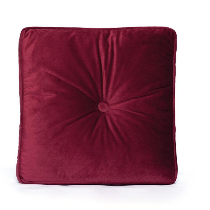 Διακοσμητικο Μαξιλαρι Velvet Feel 45x45 VF807 BORDEAUX