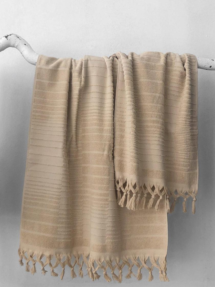 Πετσέτα Προσώπου Towels Collection 50x90 BAKER BEIGE