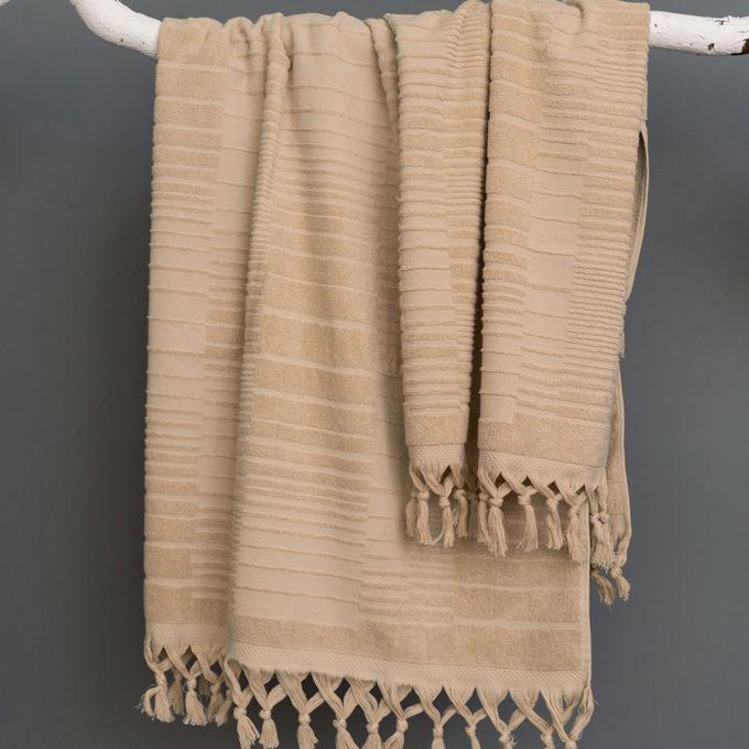 Πετσέτα Προσώπου Towels Collection 50x90 BAKER BEIGE