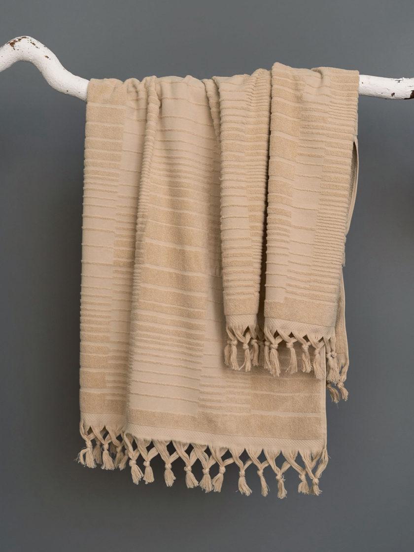 Πετσέτα Προσώπου Towels Collection 50x90 BAKER BEIGE