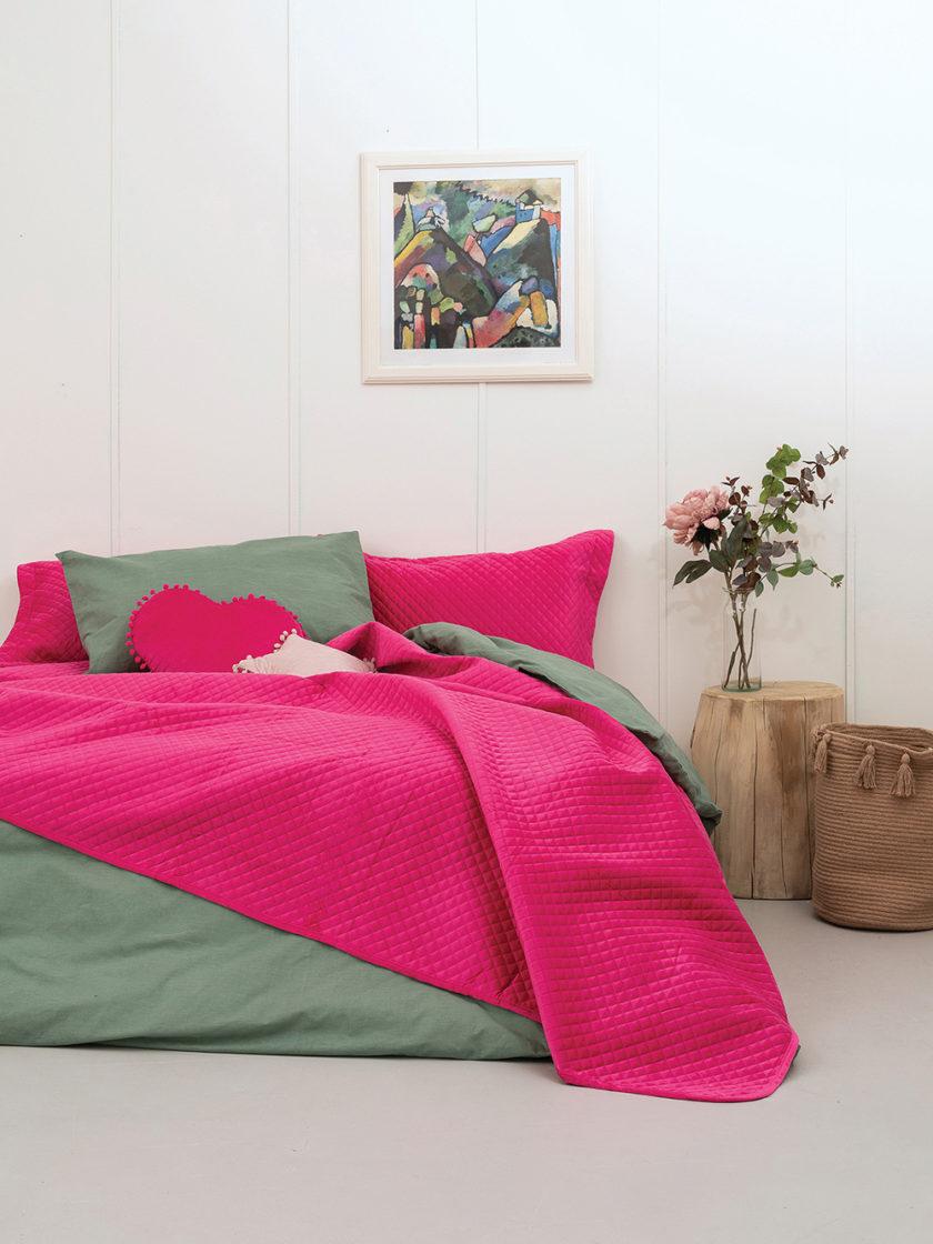 Κουβερλί Υπέρδιπλο 230x250 ELWIN FUCHSIA