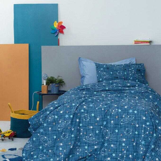 Σετ Μονά Σεντόνια Luminous 170x260 COMET BLUE