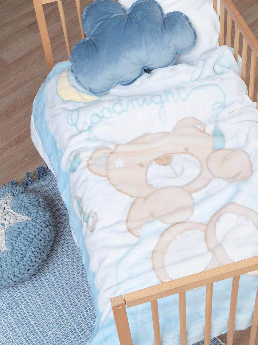 Κουβερτα Βελουτε Κουνιας Baby Velour 110x140 BV719