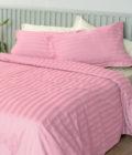 Σετ Υπέρδιπλα Σεντόνια 240x270 SATIN STRIPES HS ROSE