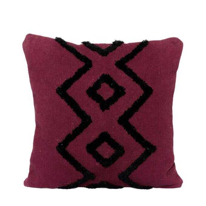 Διακοσμητική Μαξιλαροθήκη Home Décor 45x45 VIK BORDEAUX