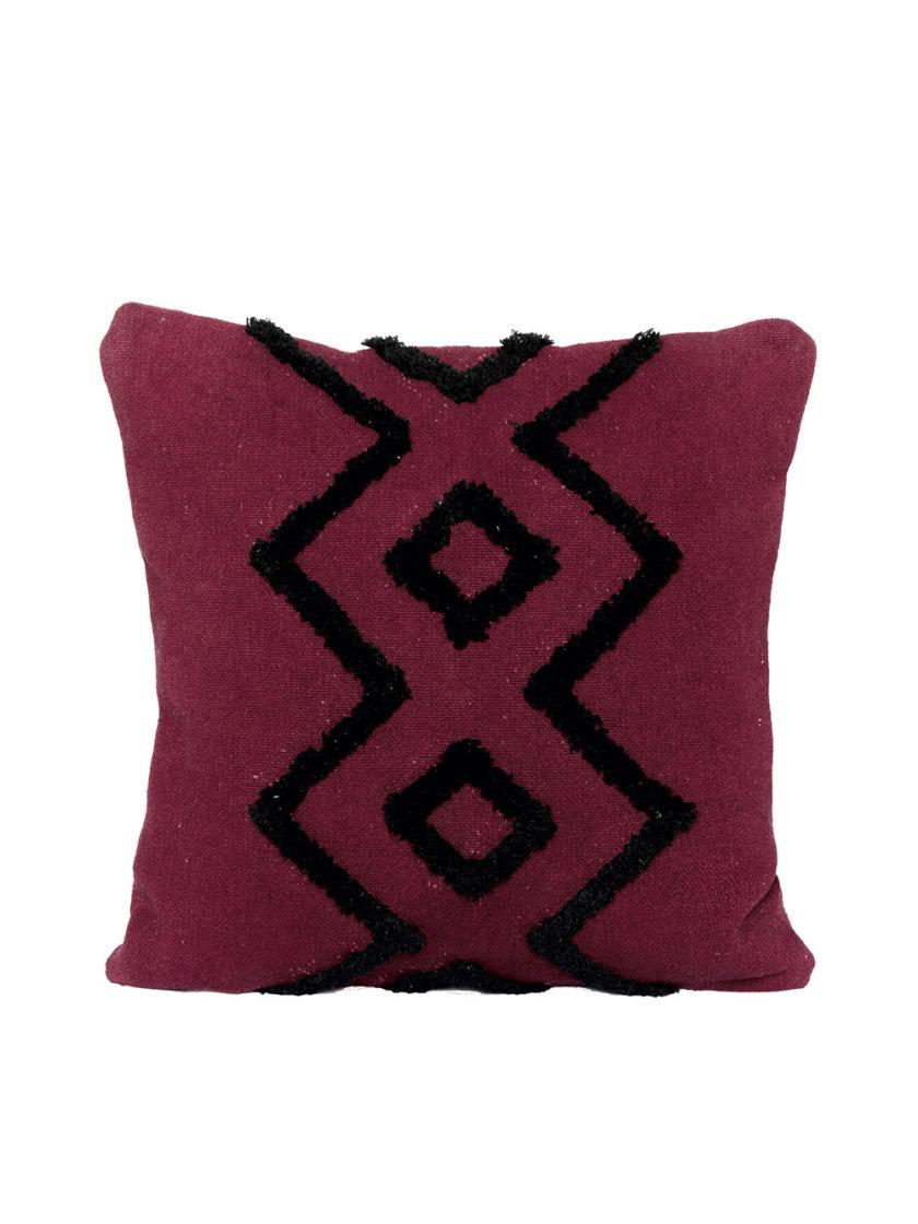 Διακοσμητική Μαξιλαροθήκη Home Décor 45x45 VIK BORDEAUX