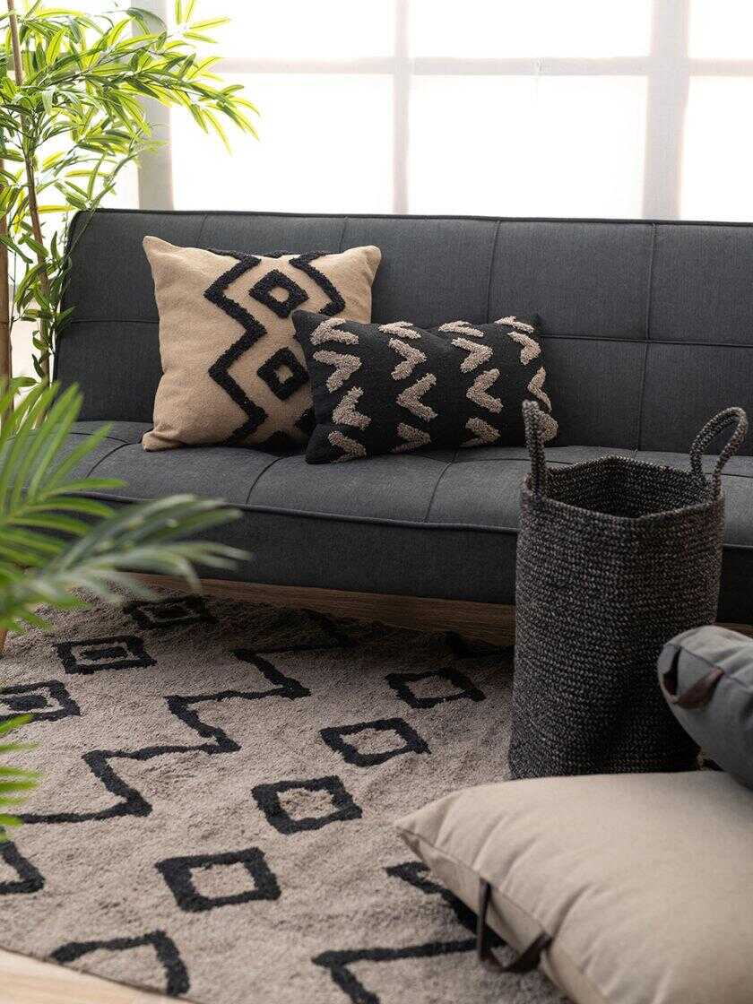 Μαξιλαρα Δαπεδου Με Λαβη Home Décor 60x60 BRAGI KHAKI