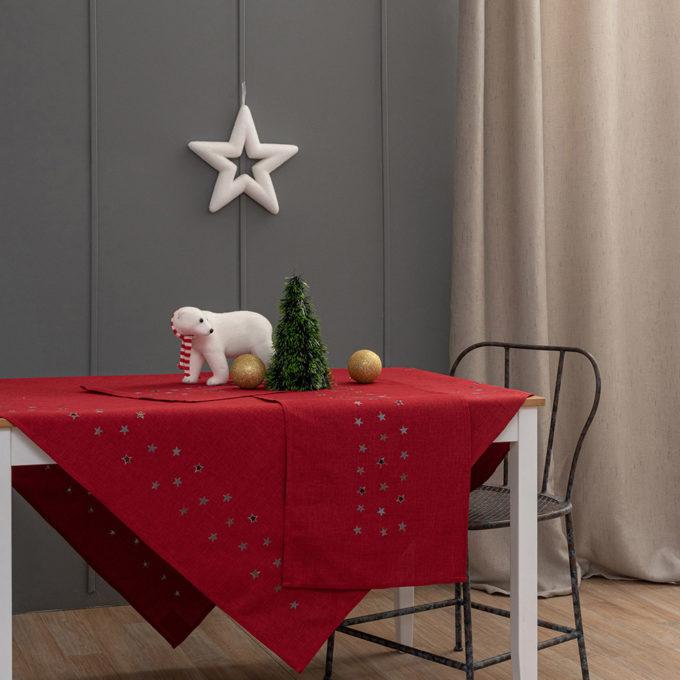 Runner Christmas Collection 40x160 CD02 RED