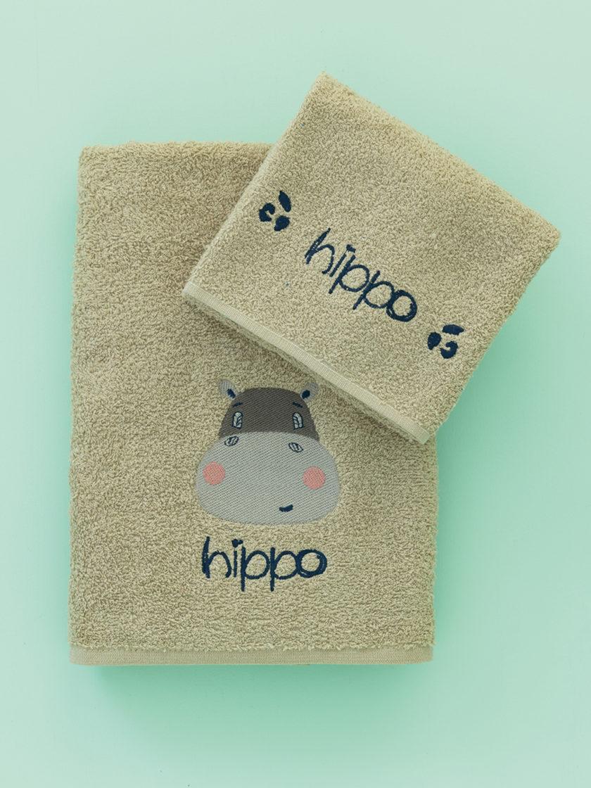 Σετ Παιδικές Πετσέτες Kids Bath HIPPO