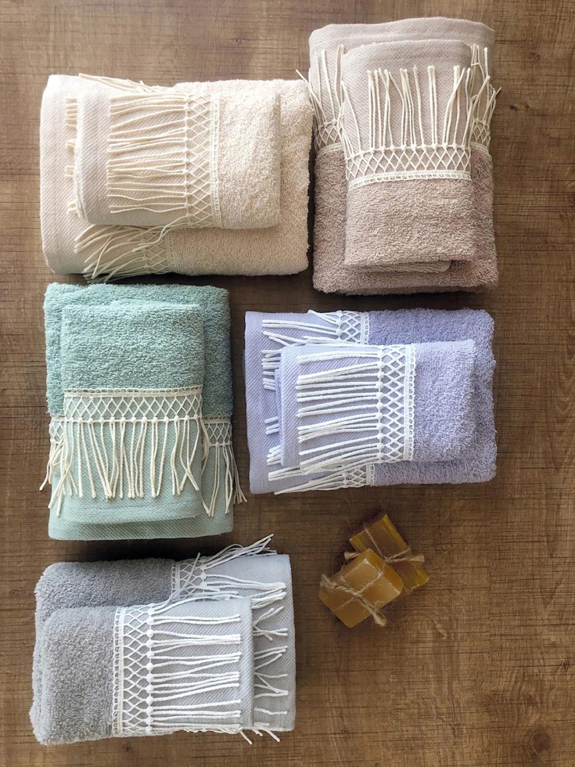 Σετ Πετσετες Towels Collection HARPER CREAM