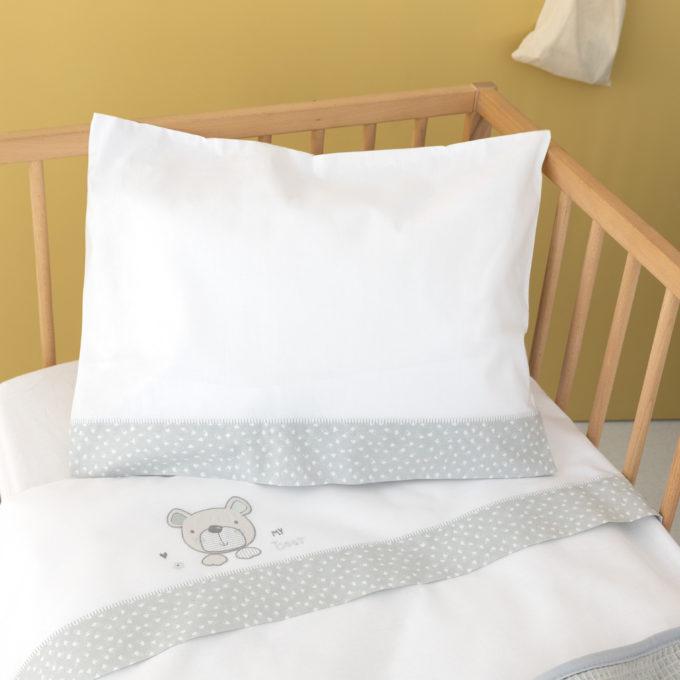 Σετ Σεντόνια Baby Joia 130X180 BJ532 GREY