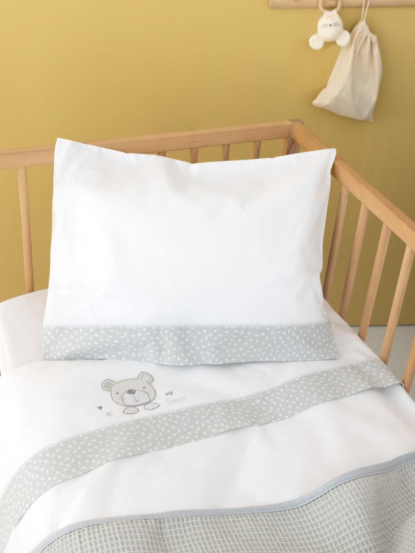 Σετ Σεντόνια Baby Joia 130X180 BJ532 GREY