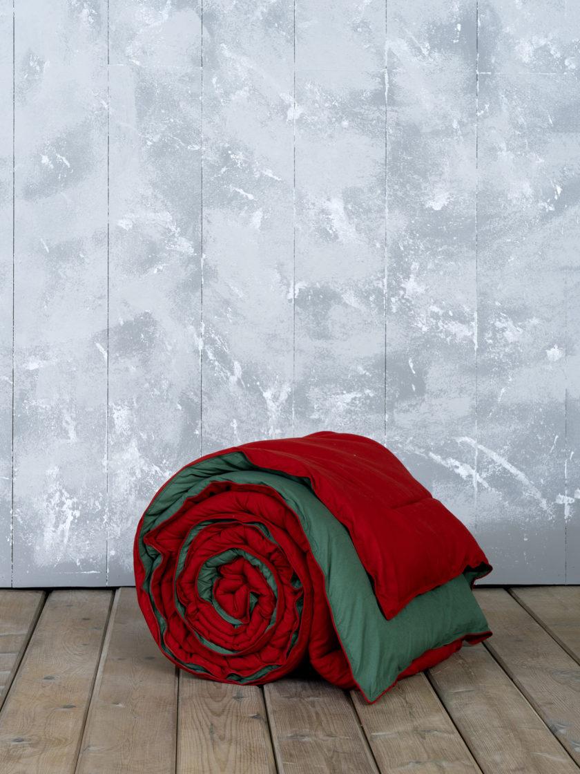 Πάπλωμα Υπέρδιπλο 220x240 Abalone - Red / Green