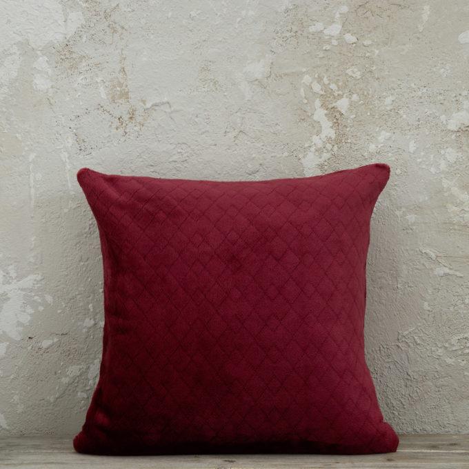 Διακοσμητική Μαξιλαροθήκη Jacquard 45x45 - Cosy Bordeaux