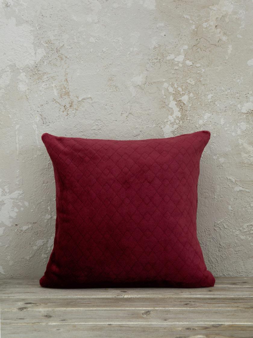 Διακοσμητική Μαξιλαροθήκη Jacquard 45x45 - Cosy Bordeaux