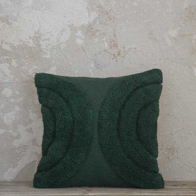 Διακοσμητικό μαξιλάρι 45x45 - Hanna Dark Green