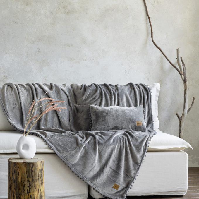 Ριχτάρι Jacquard 180x250 - Macia Gray