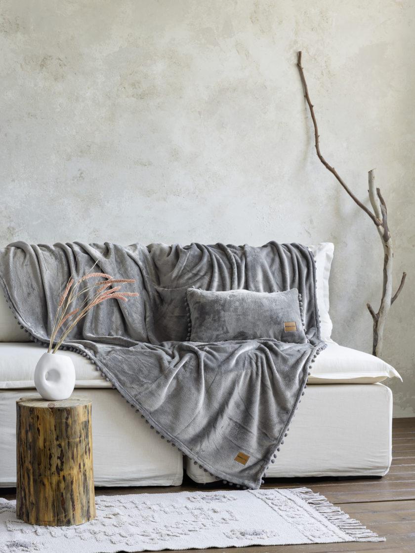 Ριχτάρι Jacquard 180x250 - Macia Gray