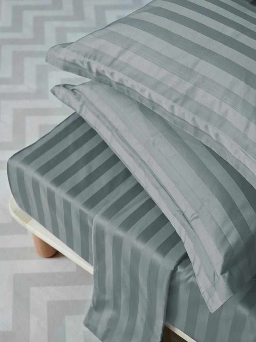 Σετ Υπέρδιπλα Σεντόνια 240x270 SATIN STRIPES METAL