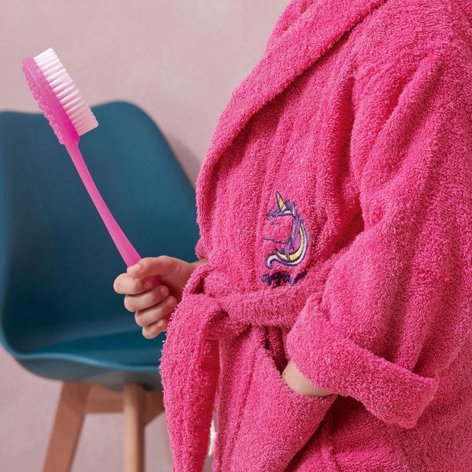 Μπουρνούζι με Κουκούλα Kids Bath MAGICAL FUCHSIA