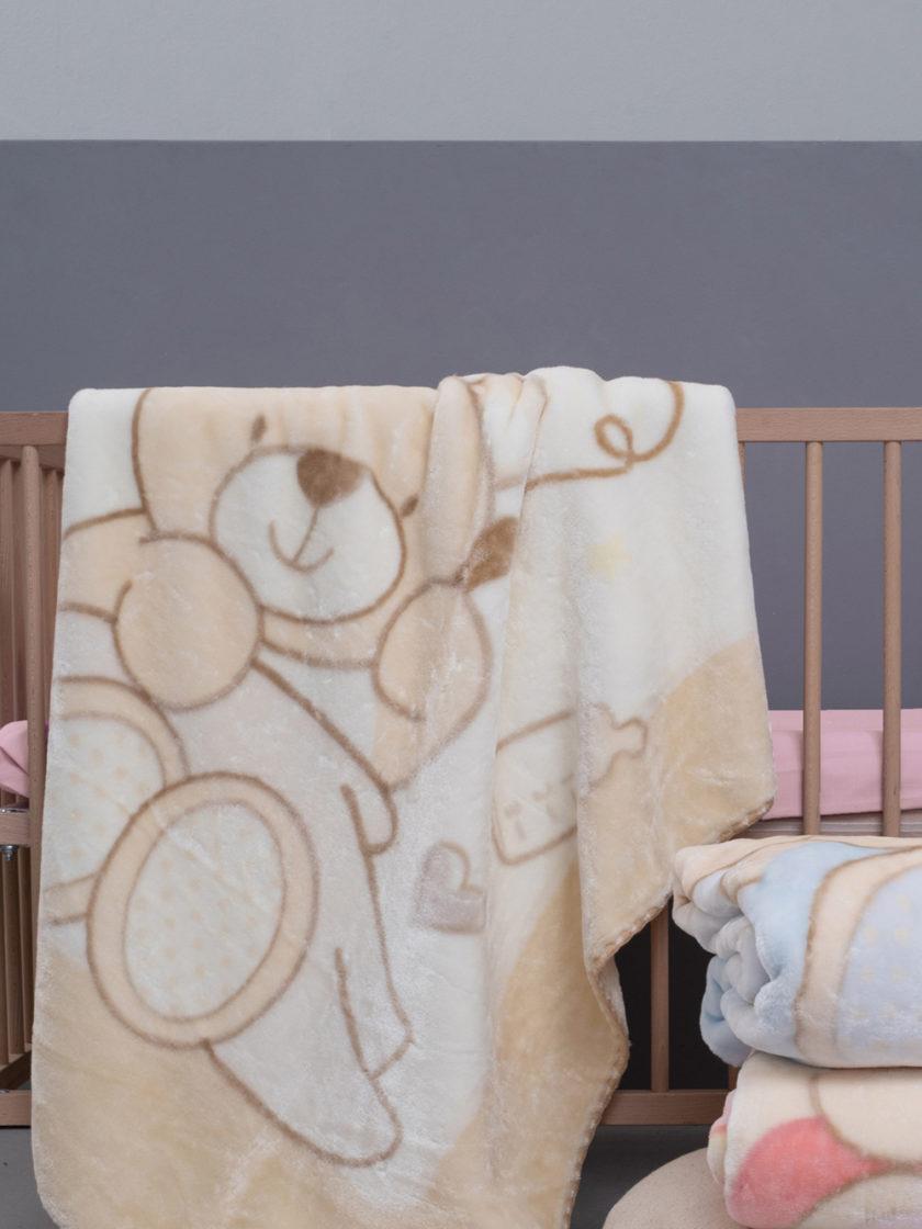 Κουβερτα Βελουτε Κουνιας Baby Velour 110x140 BV721