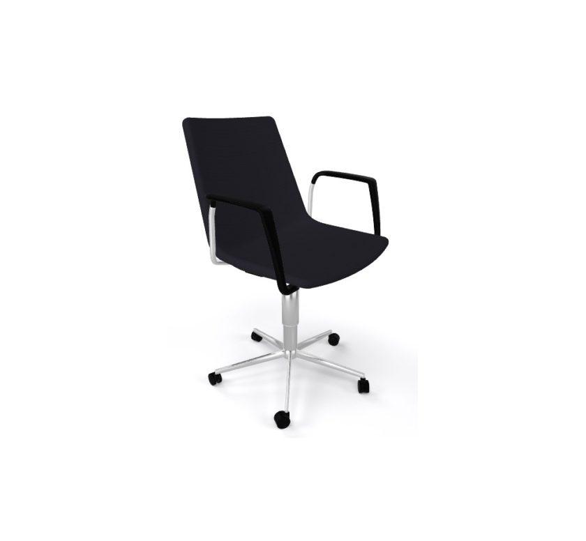 AKAMI-cod191/IT5RB upholstered πολυθρόνα τροχήλατη3