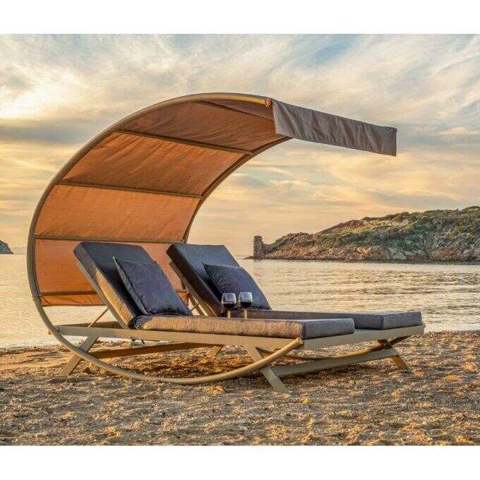 Crescent daybed αλουμινίου1