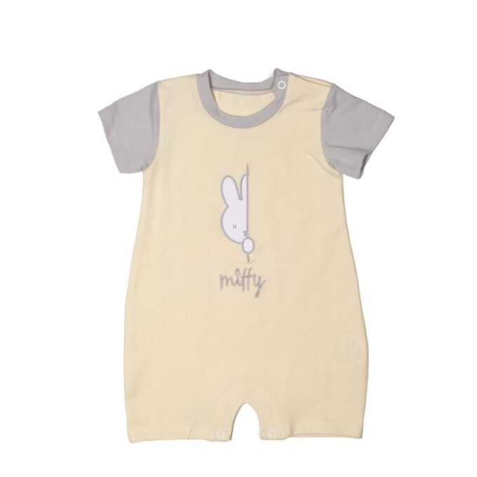 Miffy Des.14 Φορμάκι Καλοκαιρινό Εκρού Με Κέντημα 3-6 Mηνών/62 cm-1