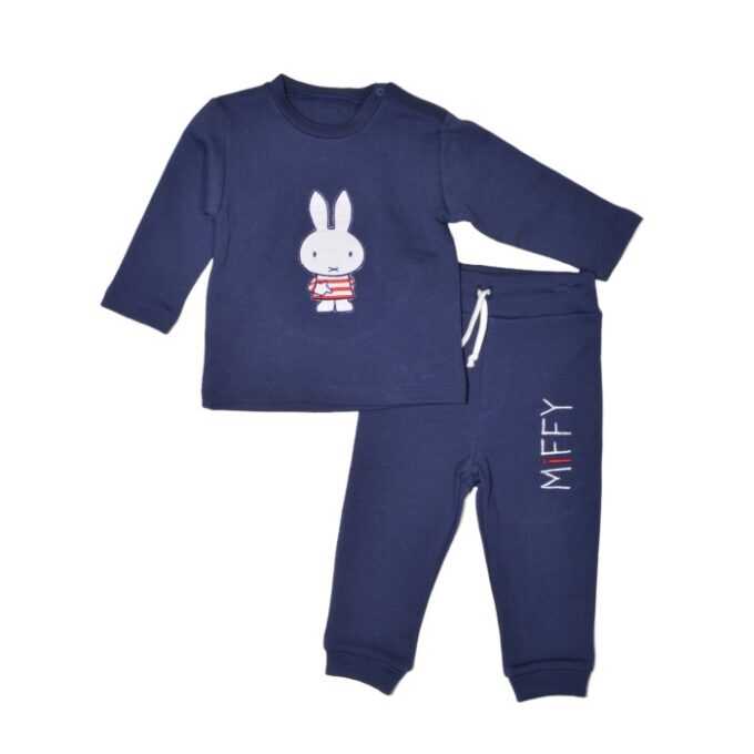 Miffy Des.61 Σετ Φόρμας 2τ Μπλε Σκούρο 12 Mηνών/80cm-1