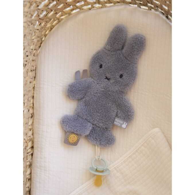 Miffy Fluffy Πανάκι Παρηγοριάς με Κλιπ Πιπίλας Ραφ-1